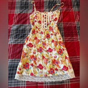 Floral mini dress